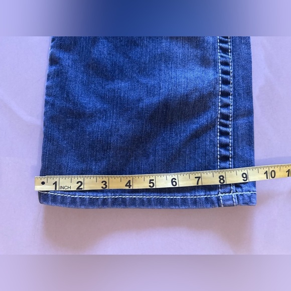 Harley-Davidson Women's Bootcut Jeans Blue Denim Genuine Motor Clothes Size 8 - Picture 15 of 16